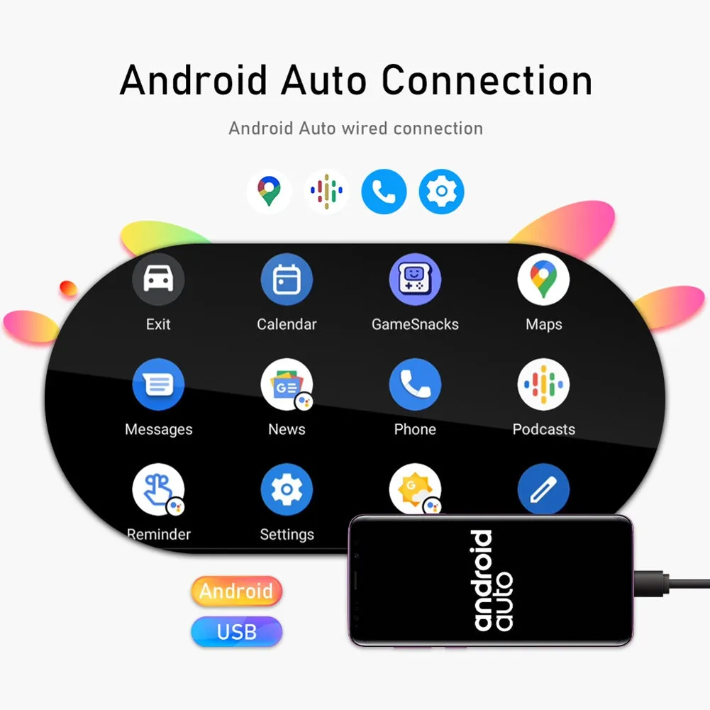 1 Din 7 Inch Car Multimedia Player Carplay Retractable Bluetooth