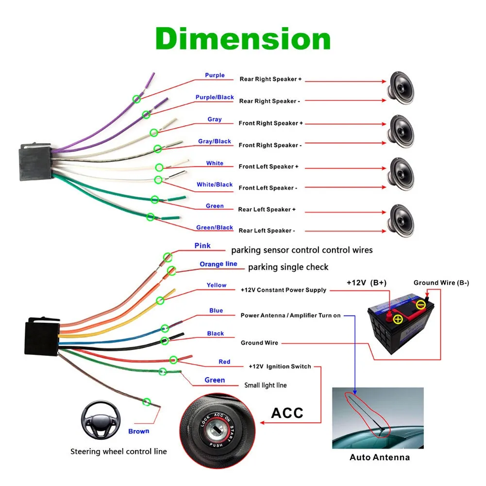 1 Din Car Mp5 Player 7-inch Manual Retractable Touch Screen