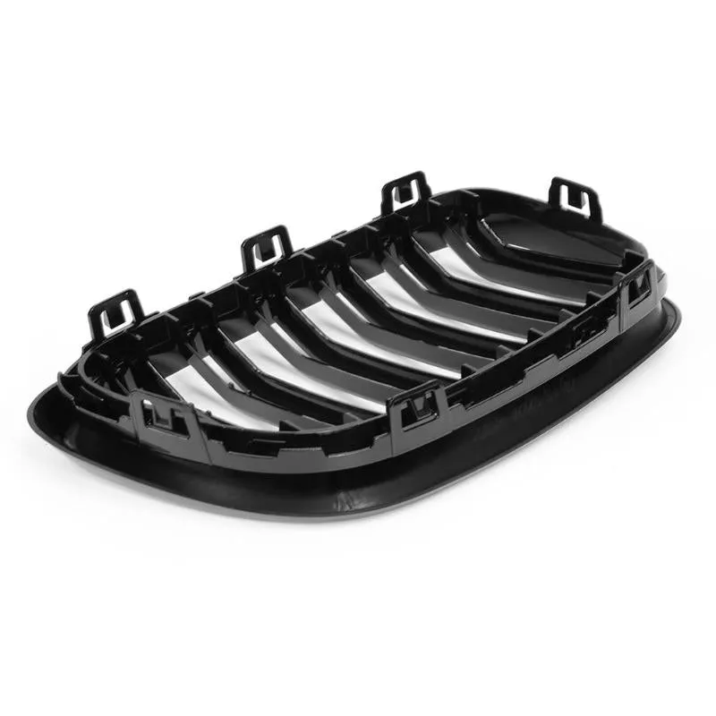 1 Pair Gloss Black Car Front Bumper Kidney Grill Grilles for 2 Series F22 F23 F87 M2 Car Styling Auto Accessory Bumper Grilles