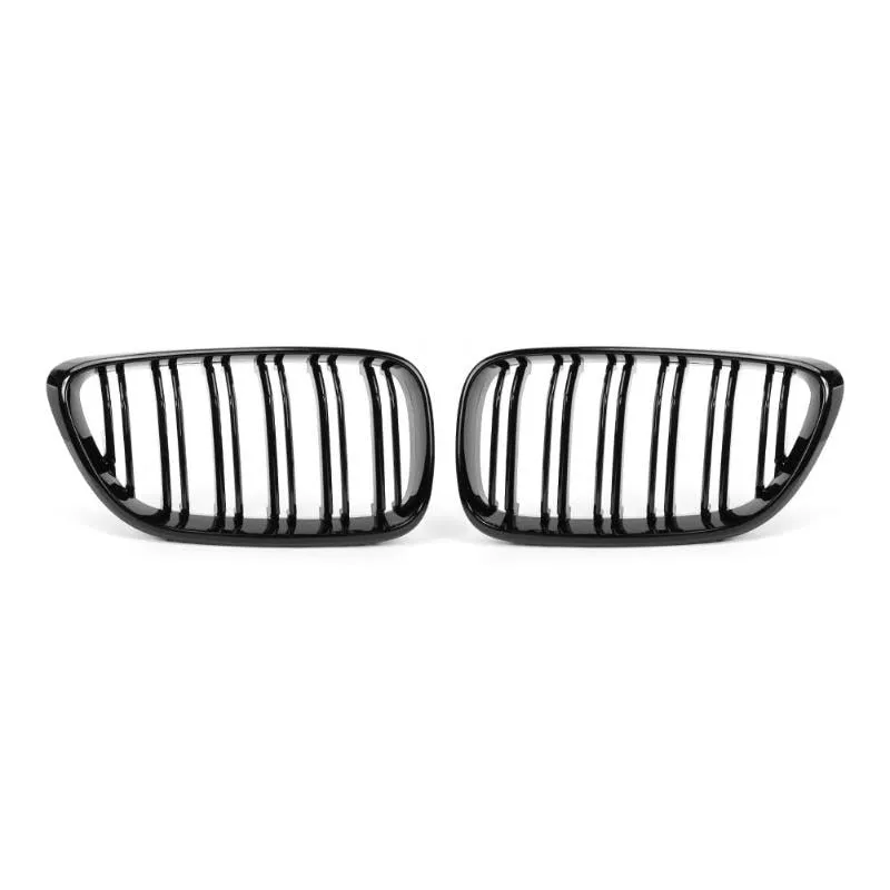 1 Pair Gloss Black Car Front Bumper Kidney Grill Grilles for 2 Series F22 F23 F87 M2 Car Styling Auto Accessory Bumper Grilles