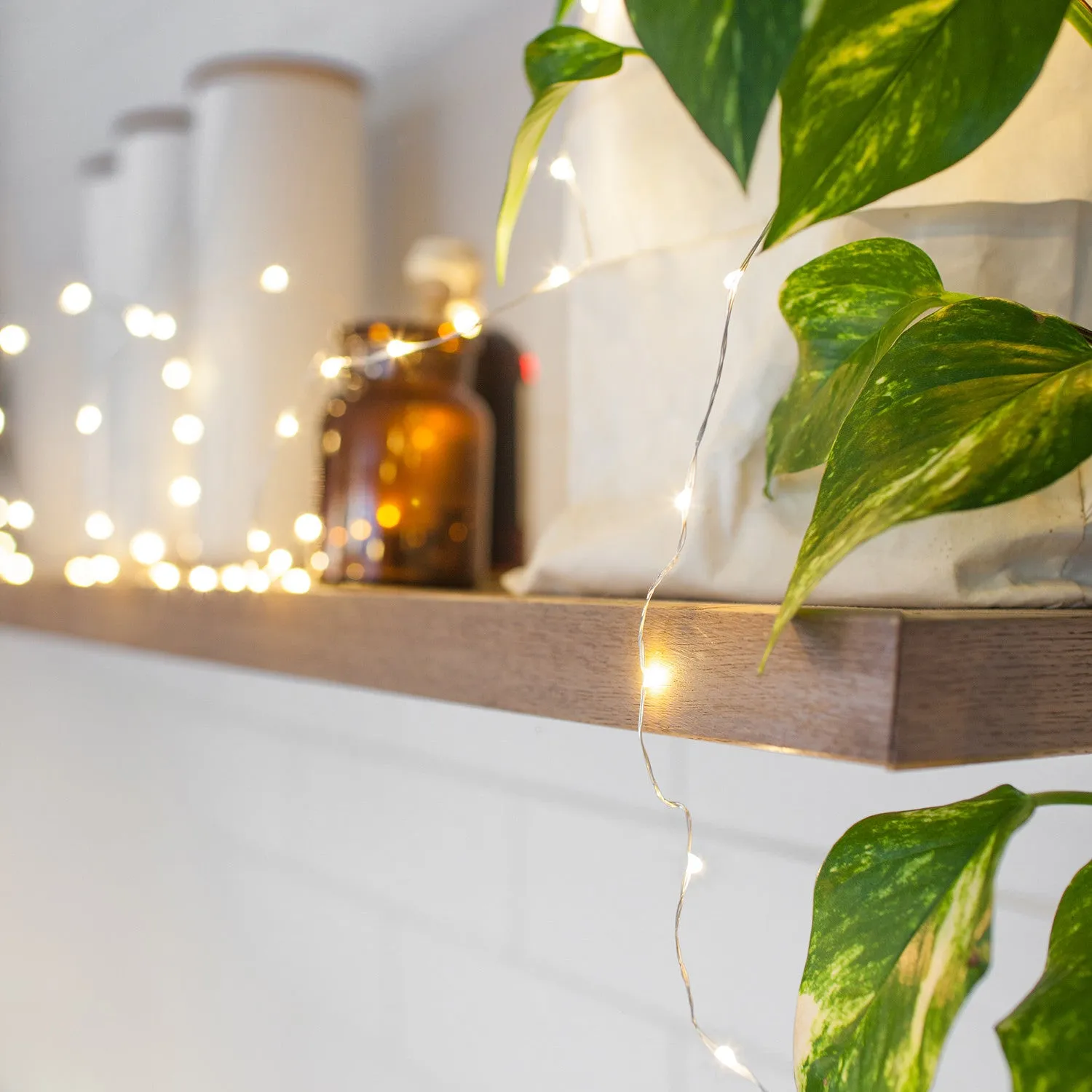 100 Warm White LED Micro Fairy Lights
