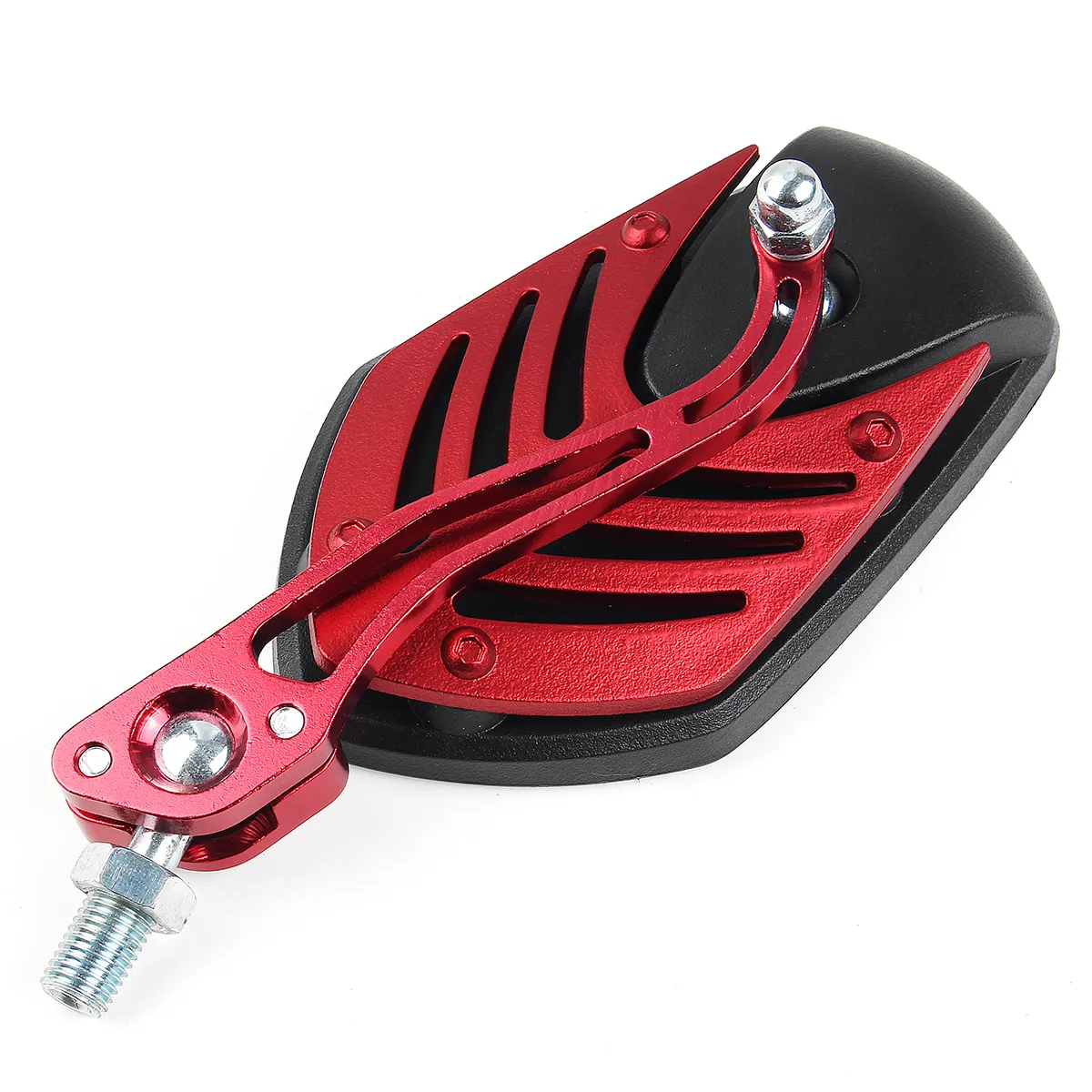 10Mm Universal Motorcycle Aluminum Rod Rearview Side Mirrors Sportbike for Honda