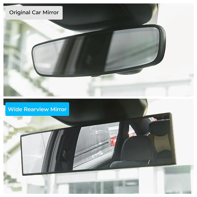 180° 30Cm Universal Xtra Vision Panoramic Car Rearview Mirror Ng-218