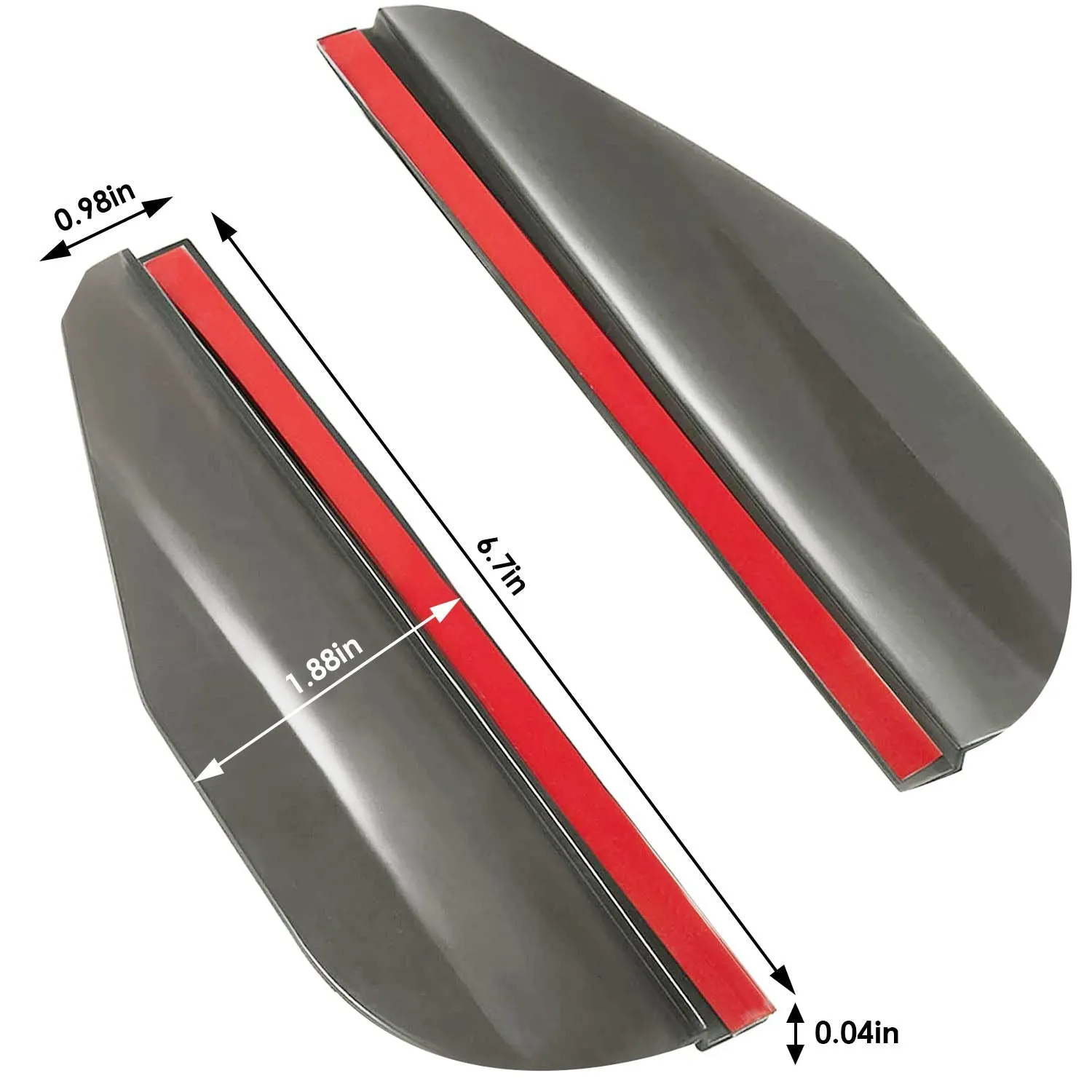 2-Piece: Car Side Mirror Rain Guard