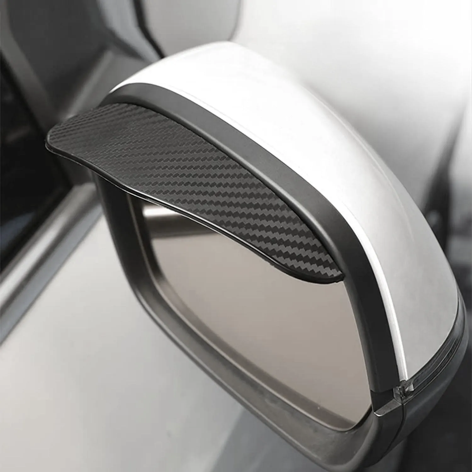 2-Pieces: Car Side Mirror Rain Guard