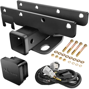 2007-2018 Jeep Wrangler JK 4Door 2Door Unlimited 2 Inch Rear Bumper Tow Trailer Hitch