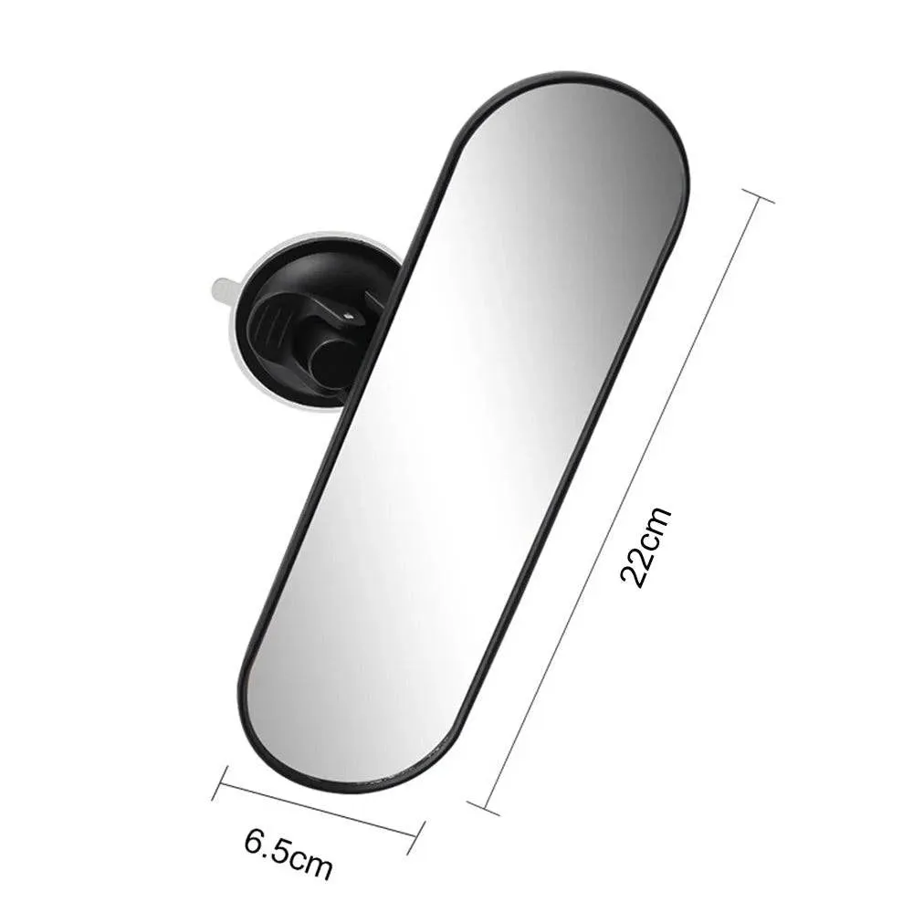 220*65mm Rear View Mirror Universal Car Truck Mirror Interior RearView Mirror Suction Cup High-definition Large Field of View