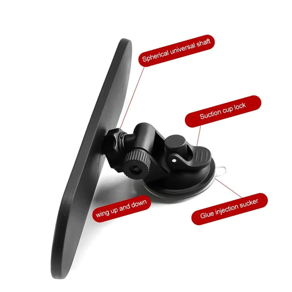 220*65mm Rear View Mirror Universal Car Truck Mirror Interior RearView Mirror Suction Cup High-definition Large Field of View