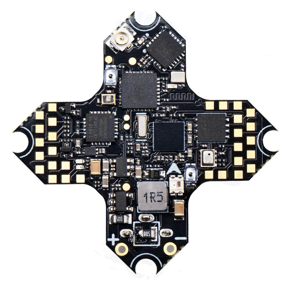 25.5x25.5mm JHEMCU GSF405A F4 AIO Flight Controller w/ 5V BEC 1-2S BLHELI_S 4in1 Brushless ESC Support ELRS Receiver for RC Drone FPV Racing