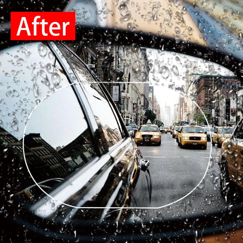 2Pcs Car Rear Mirror Rainproof Protective Film