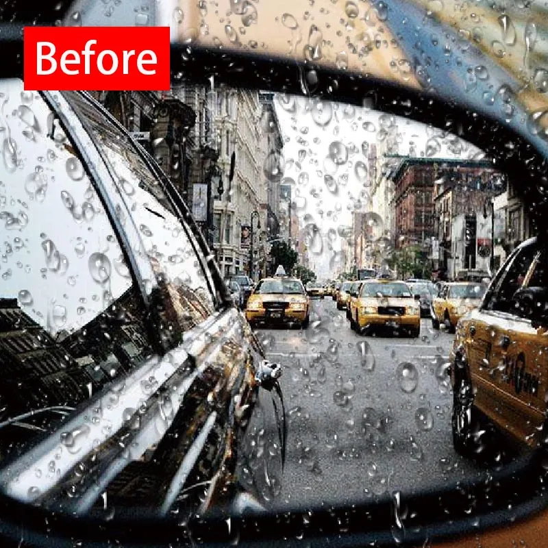 2Pcs Car Rear Mirror Rainproof Protective Film