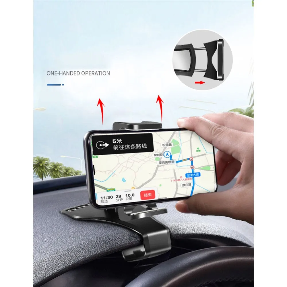 3 in 1 Car GPS Smartphone Holder: Dashboard / Visor Clamp   AC Grid Clip for Samsung Galaxy Camera GC100 - Black