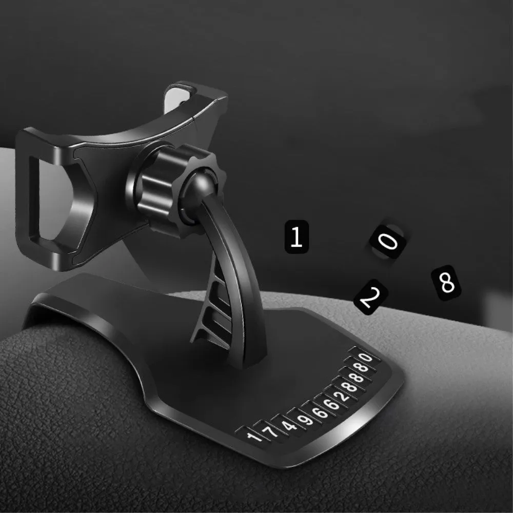 3 in 1 Car GPS Smartphone Holder: Dashboard / Visor Clamp   AC Grid Clip for Samsung Galaxy Camera GC100 - Black