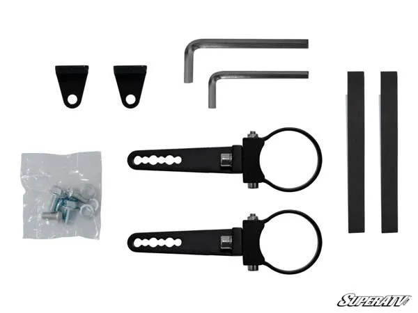 3 PANEL REAR VIEW MIRROR WITH 1.75' CLAMPS