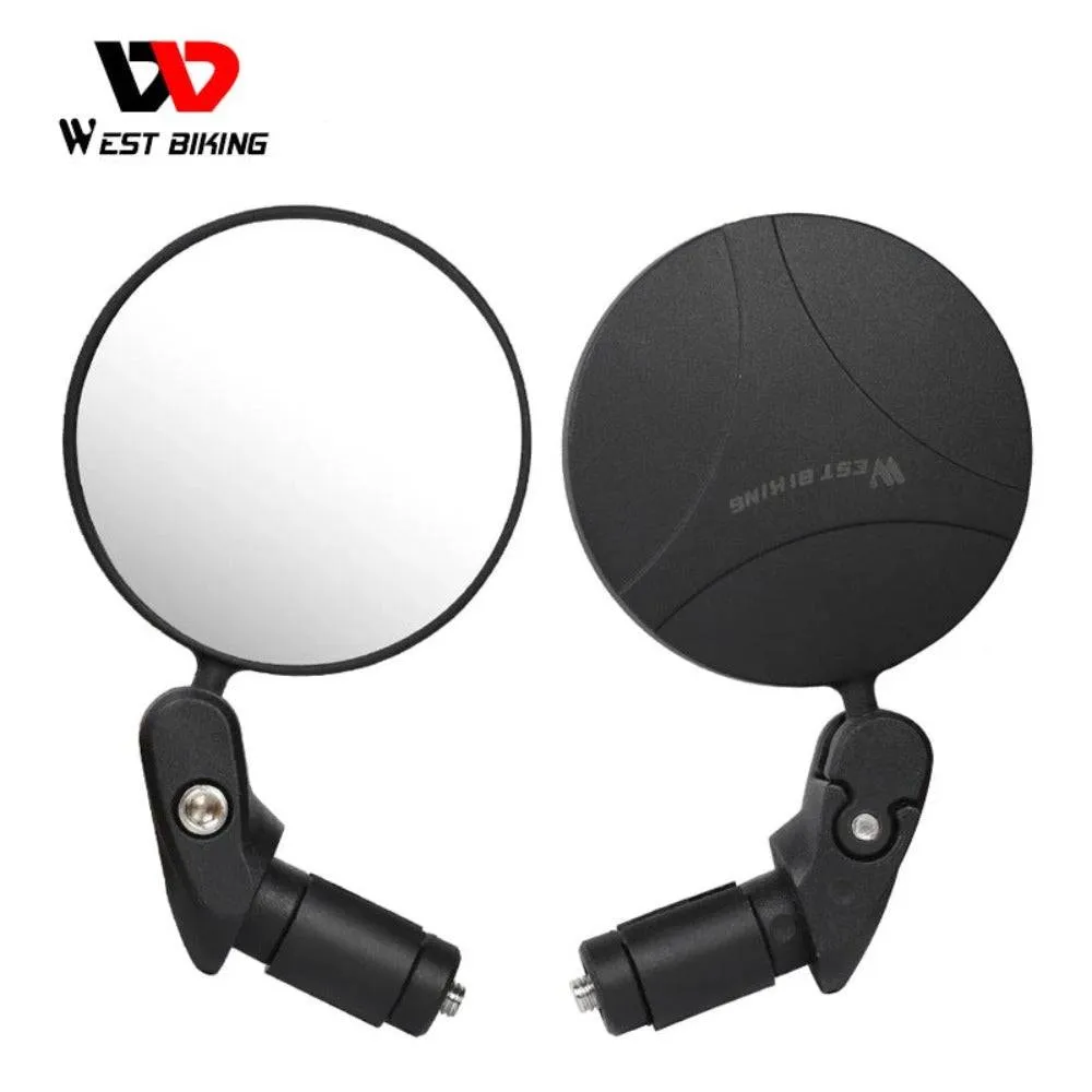 360 Rotate Bicycle Rearview Mirror Safety Cycling Rear View Mirror Bike Accessories For MTB Bike Handlebar Mirrors