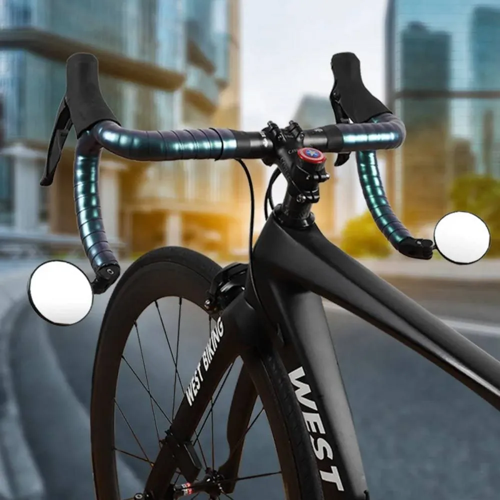 360 Rotate Bicycle Rearview Mirror Safety Cycling Rear View Mirror Bike Accessories For MTB Bike Handlebar Mirrors