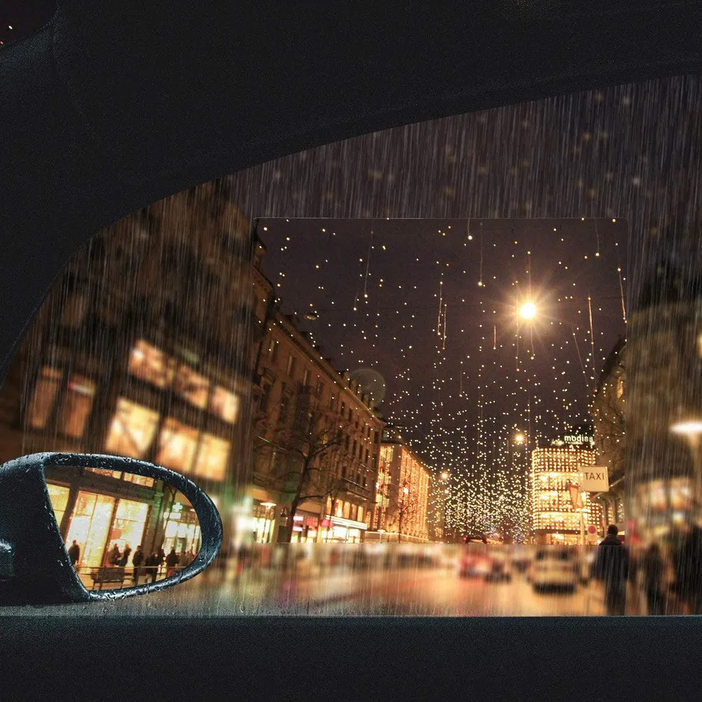 4-Pack: Britenway Anti Rain Car Rear and Side View Mirror Film