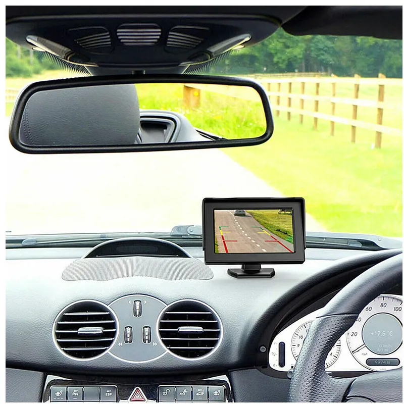 4.3-Inch Universal Adjustable Car Reverse Rearview Monitor  CTC-593