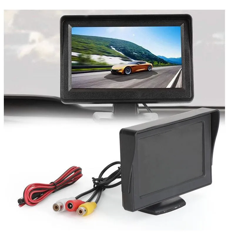 4.3-Inch Universal Adjustable Car Reverse Rearview Monitor  CTC-593