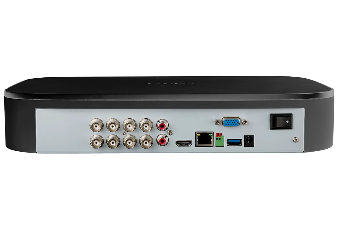 4K Ultra HD 8-Channel Security System with Eight 4K (8MP) Dome Cameras, Advanced Motion Detection and Smart Home Voice Control