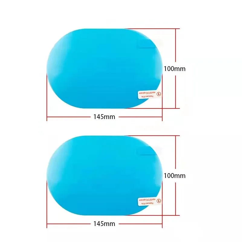 4PCS Car Rearview Mirrors and Windows Anti-Rain/Anti-fog Film