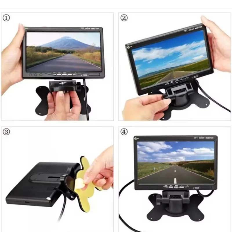 7 inch High Resolution TFT Car Rear View Camera Monitor CTC-592-7