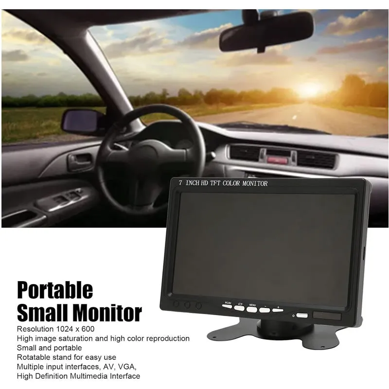 7 inch High Resolution TFT Car Rear View Camera Monitor CTC-592-7