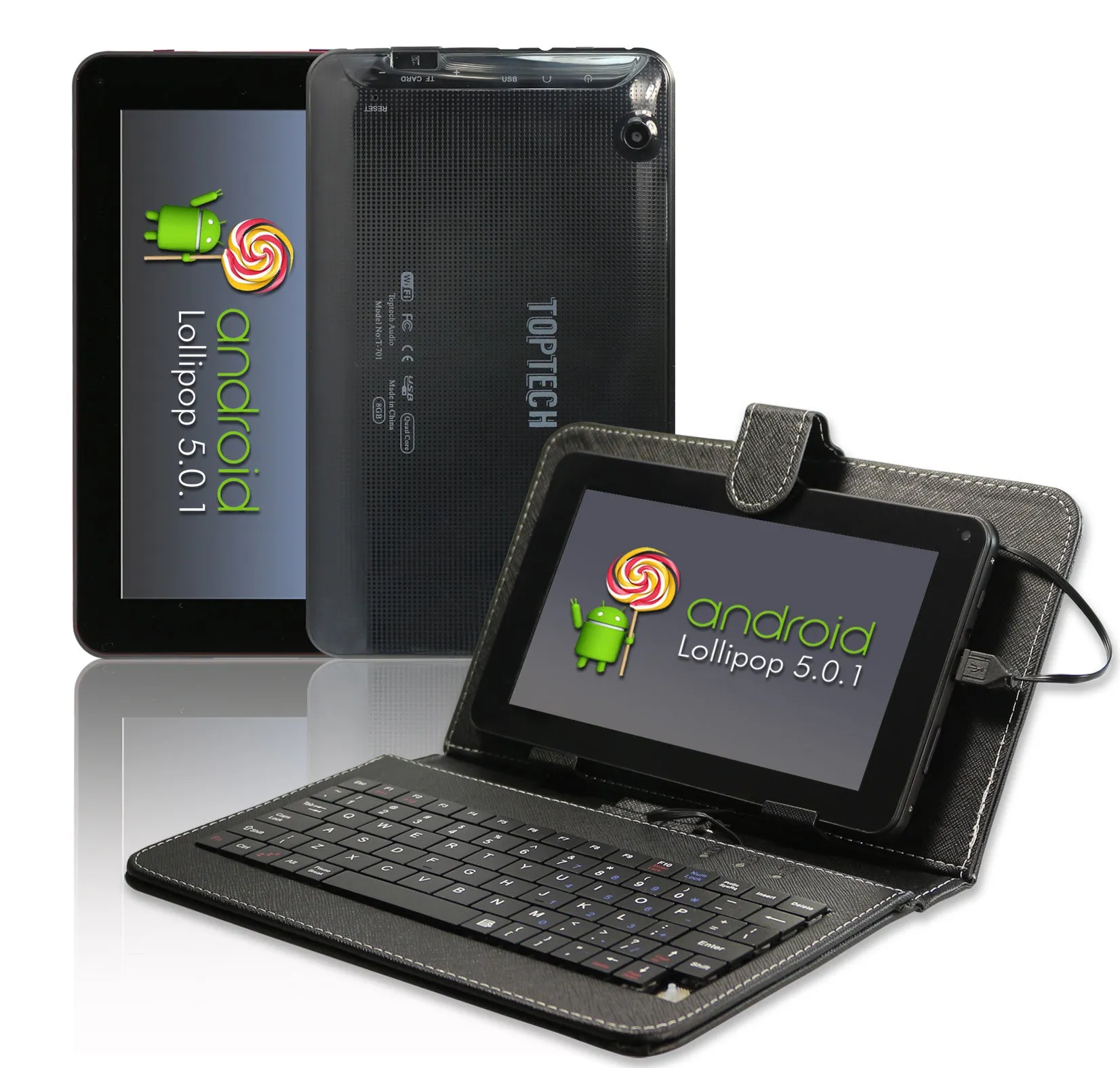 7-Inch Tablet PC with Capacitive Touch Screen and Dual Cameras
