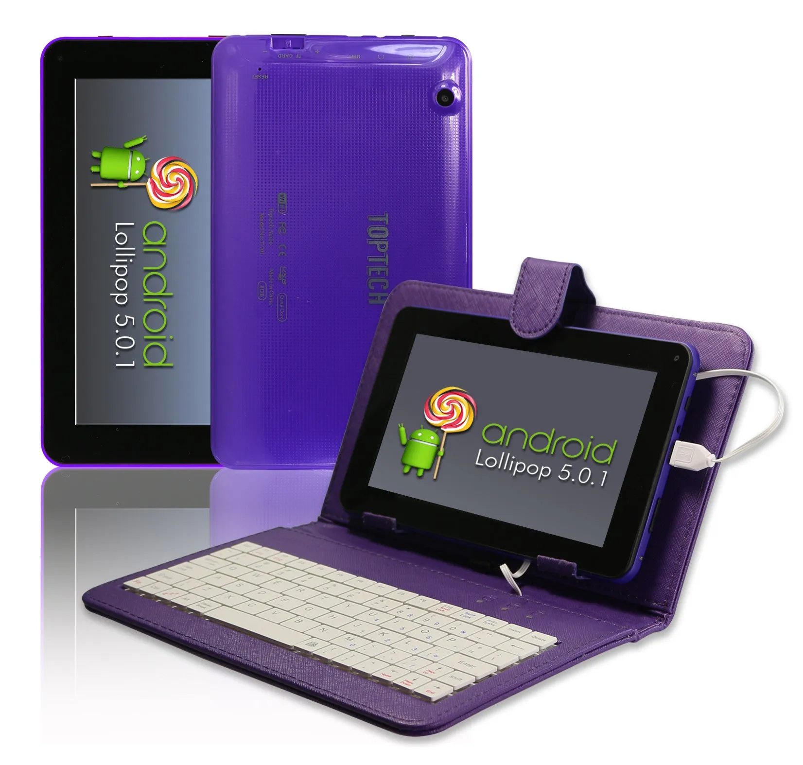 7-Inch Tablet PC with Capacitive Touch Screen and Dual Cameras