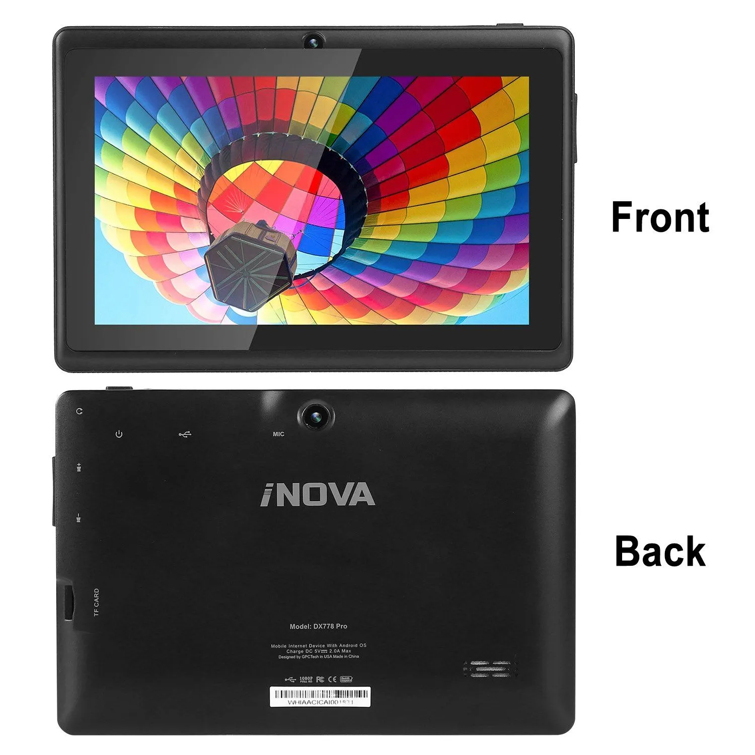7" Touchscreen Wi-Fi Android Tablet