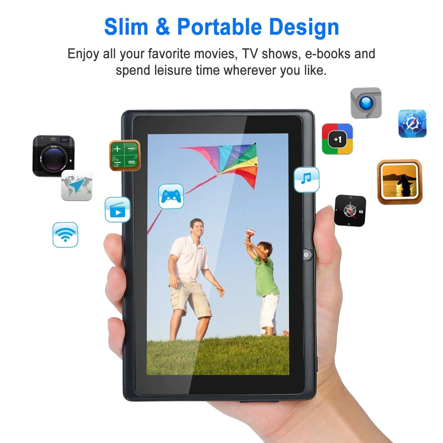 7" Touchscreen Wi-Fi Android Tablet