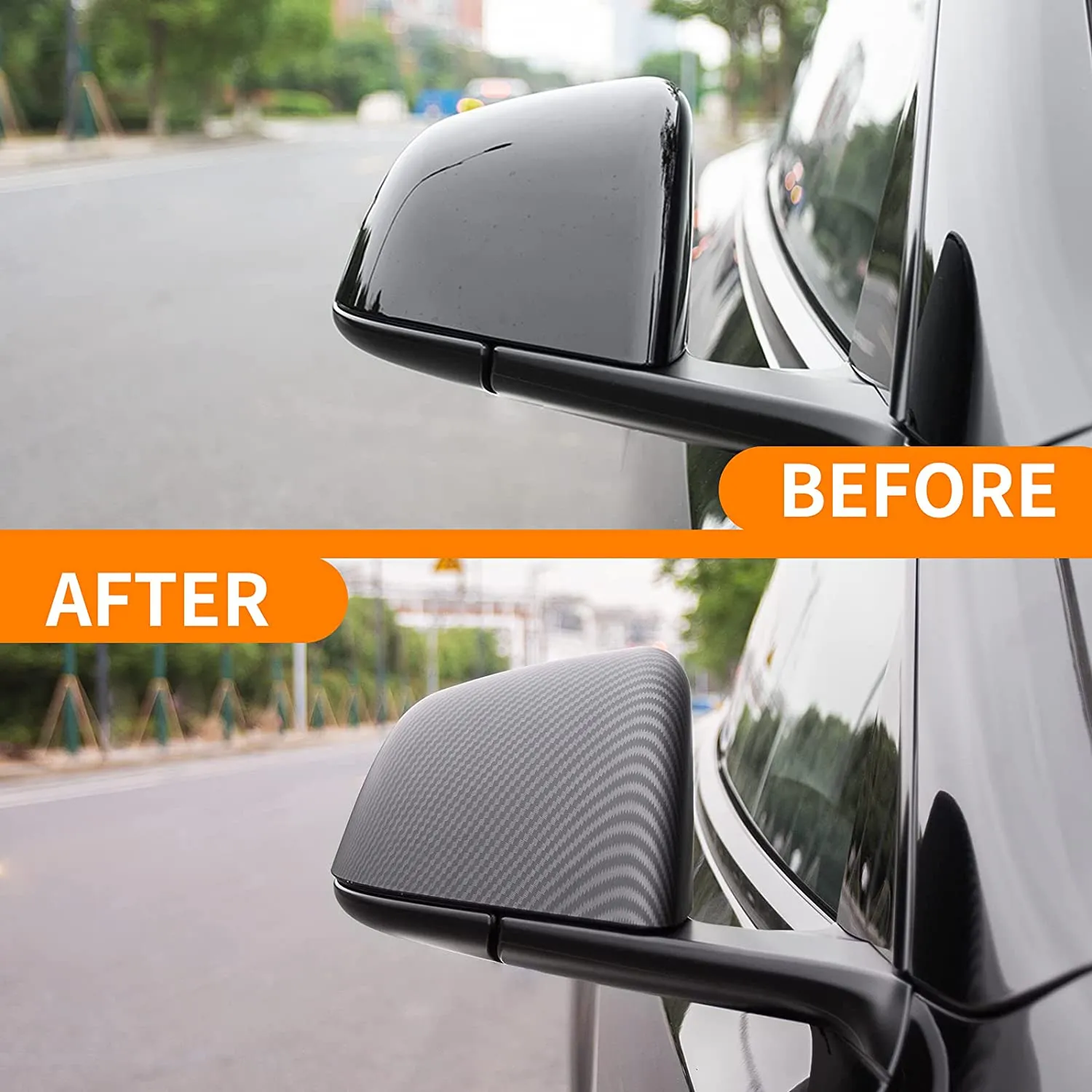 ABS Mirror Cover for Tesla Model 3 / Y 2020-2024