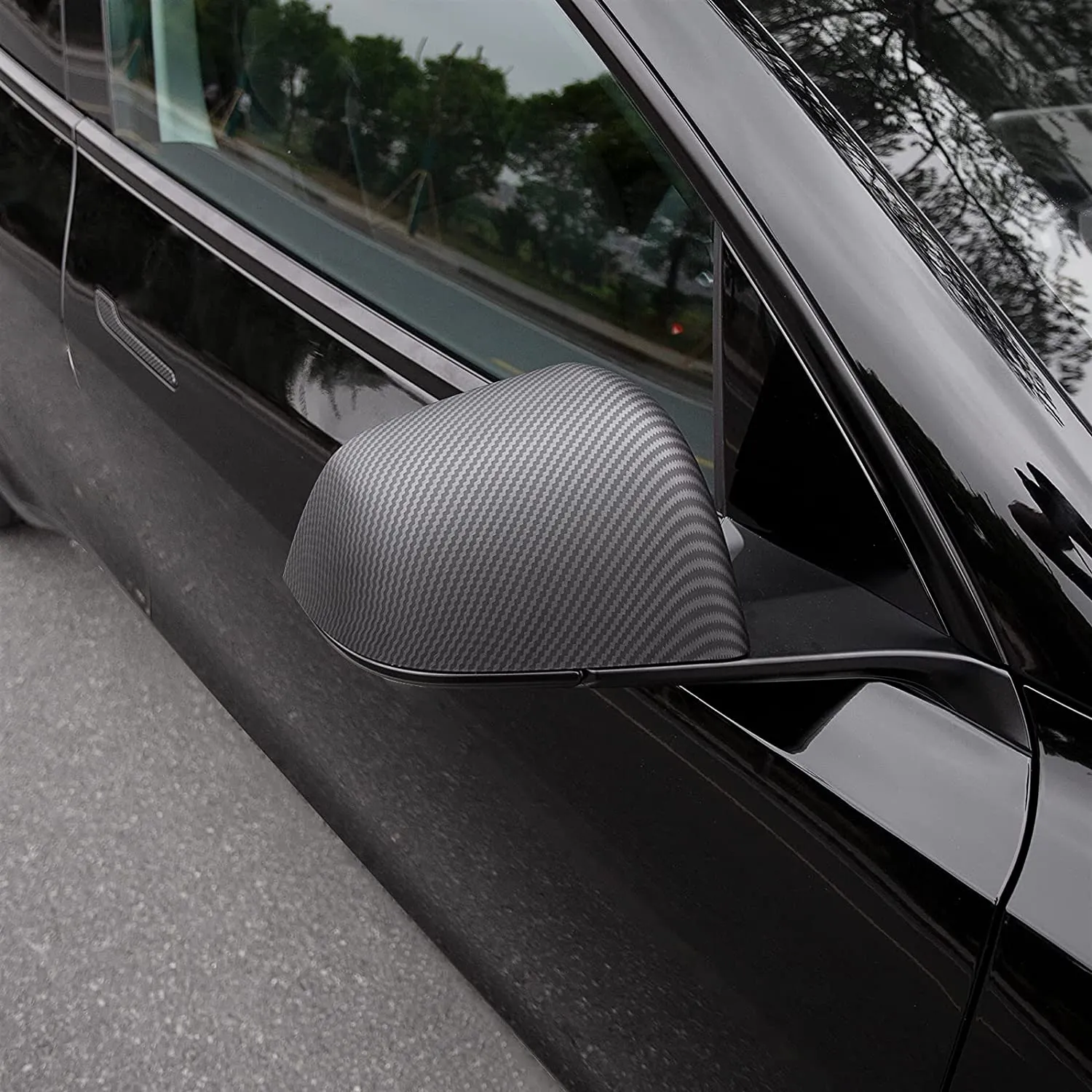 ABS Mirror Cover for Tesla Model 3 / Y 2020-2024