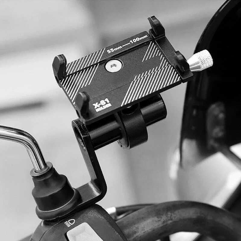 Aluminum Alloy Bicycle Motorcycle Rearview Mirror Mount Handlebar Rearview Mirror Adapter Mobile Phone Expansion Bracket