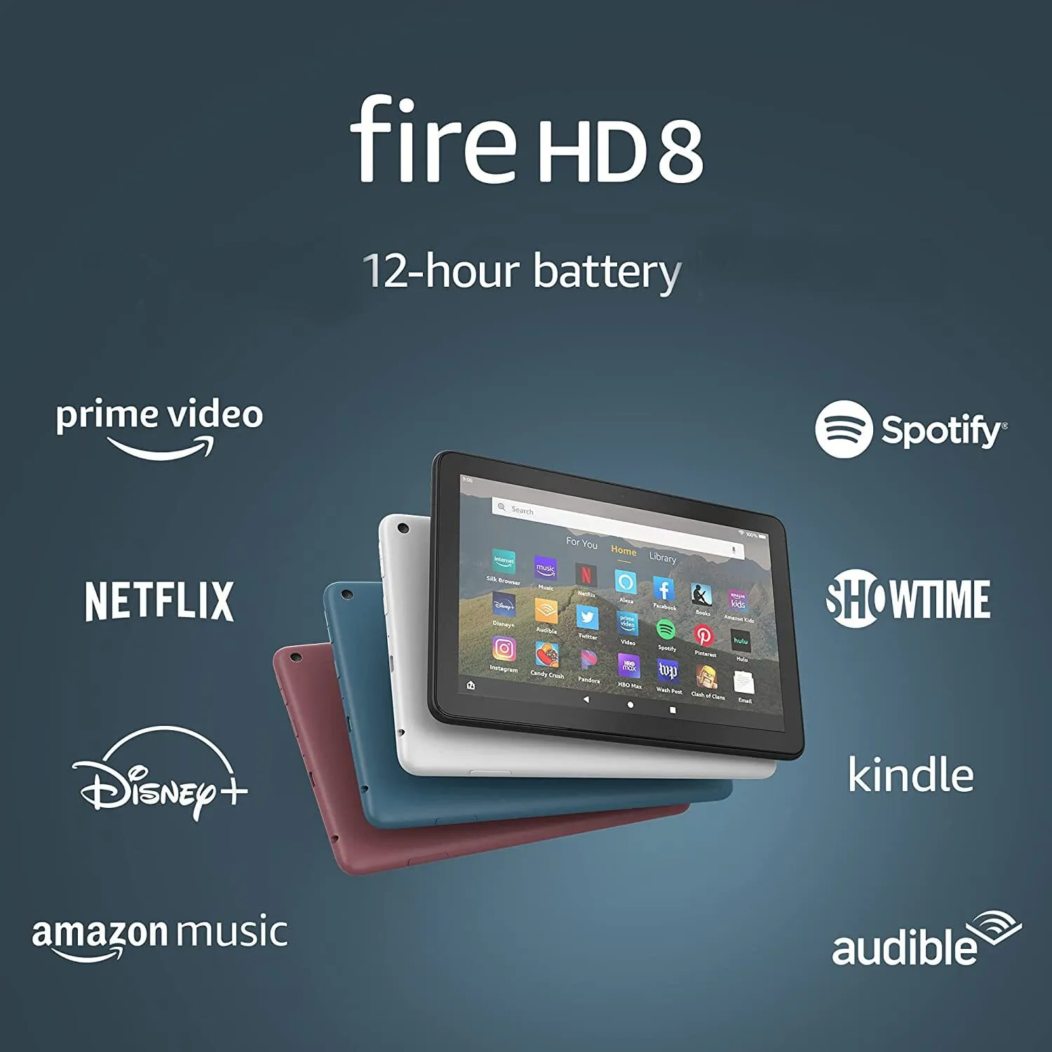Amazon Fire HD 8 10th Generation 8-Inch Tablet 32GB Plum
