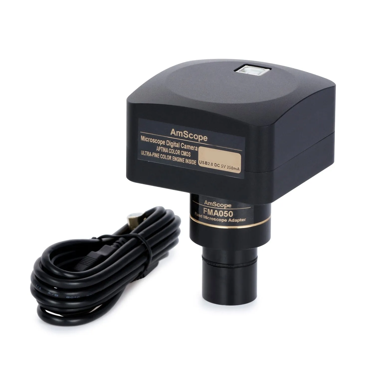 AmScope SM-4 Series Zoom Binocular Stereo Microscope with 30W LED Single Fiber Optic Gooseneck Light and Optional Digital Camera on Double Arm Boom Stand