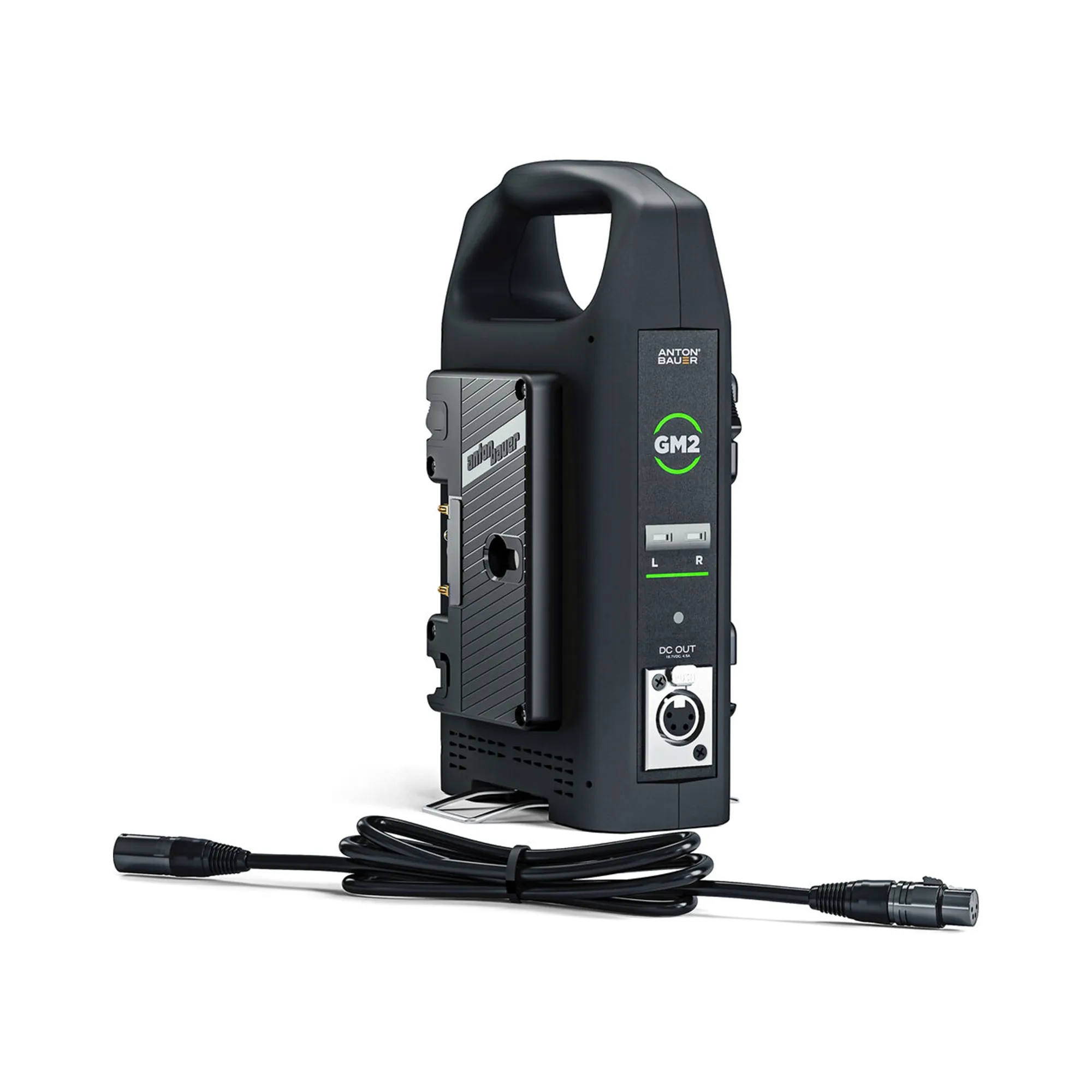 Anton Bauer GM2 Dual-Bay Gold-Mount Charger with 4-Pin XLR Output