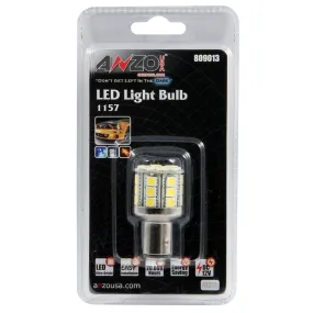 Anzo USA 809013 LED Replacement Bulb; 1157; 28 LEDs; 1 3/4 in. Tall; White;