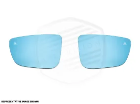 ApexVision Blue Tinted Side View Mirror Glass Set - E82 1M
