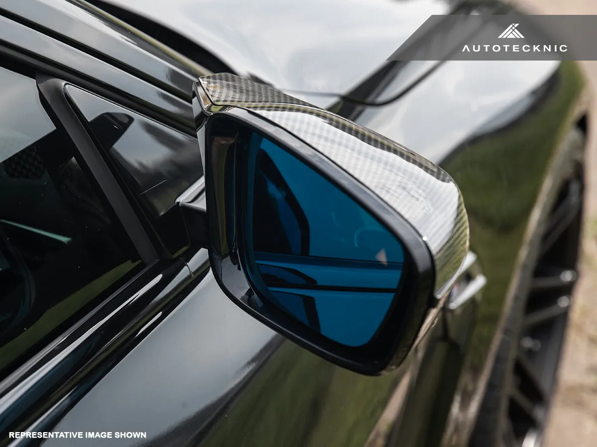 ApexVision Blue Tinted Side View Mirror Glass Set - E82 1M