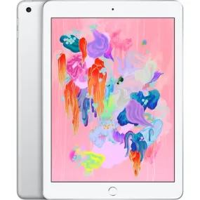 Apple 9.7-inch iPad (6th Generation) 32GB - Wi-Fi   Cellular (Unlocked) - Silver
