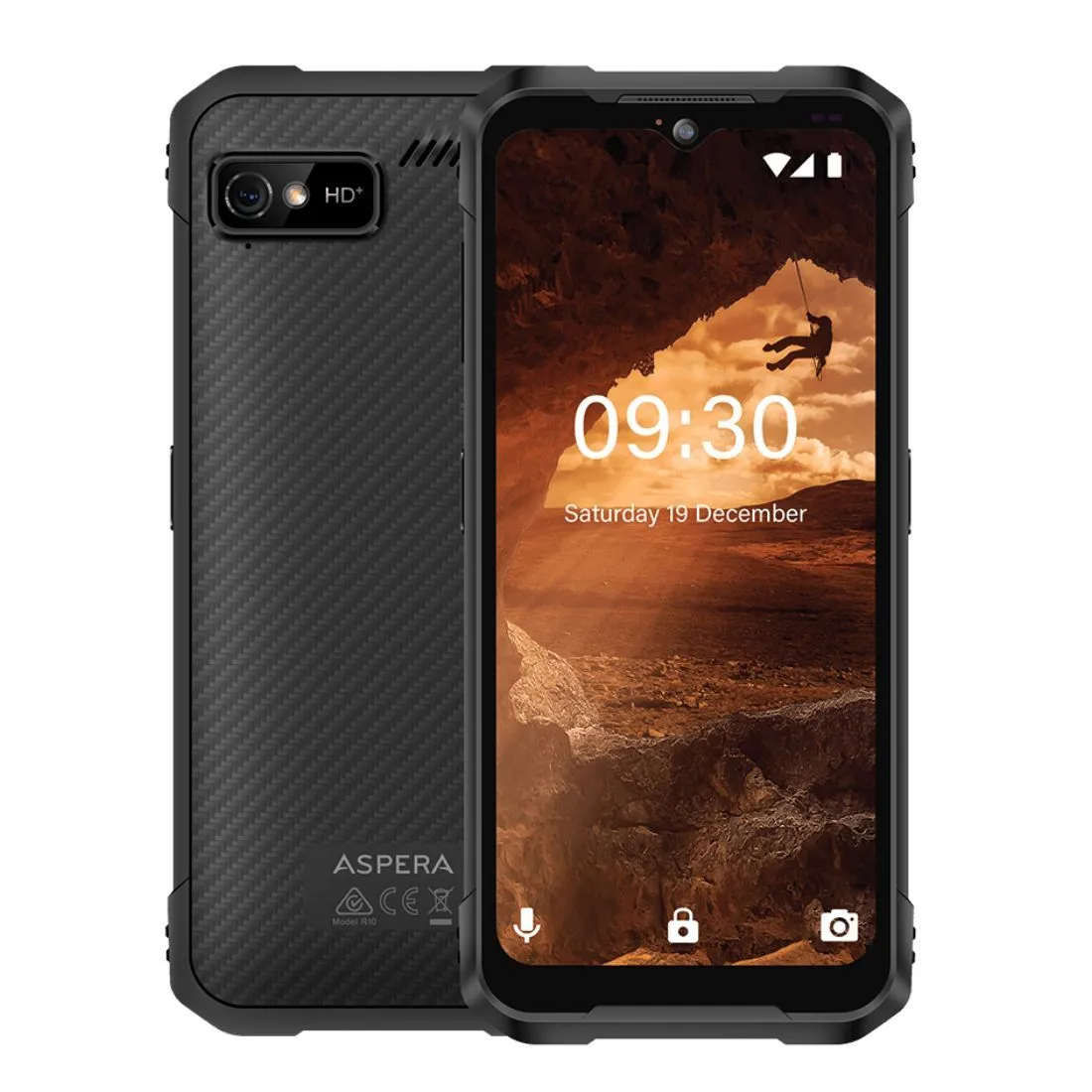Aspera R10 (Dual Sim- 6.52" - 128GB/4GB RAM) - Black