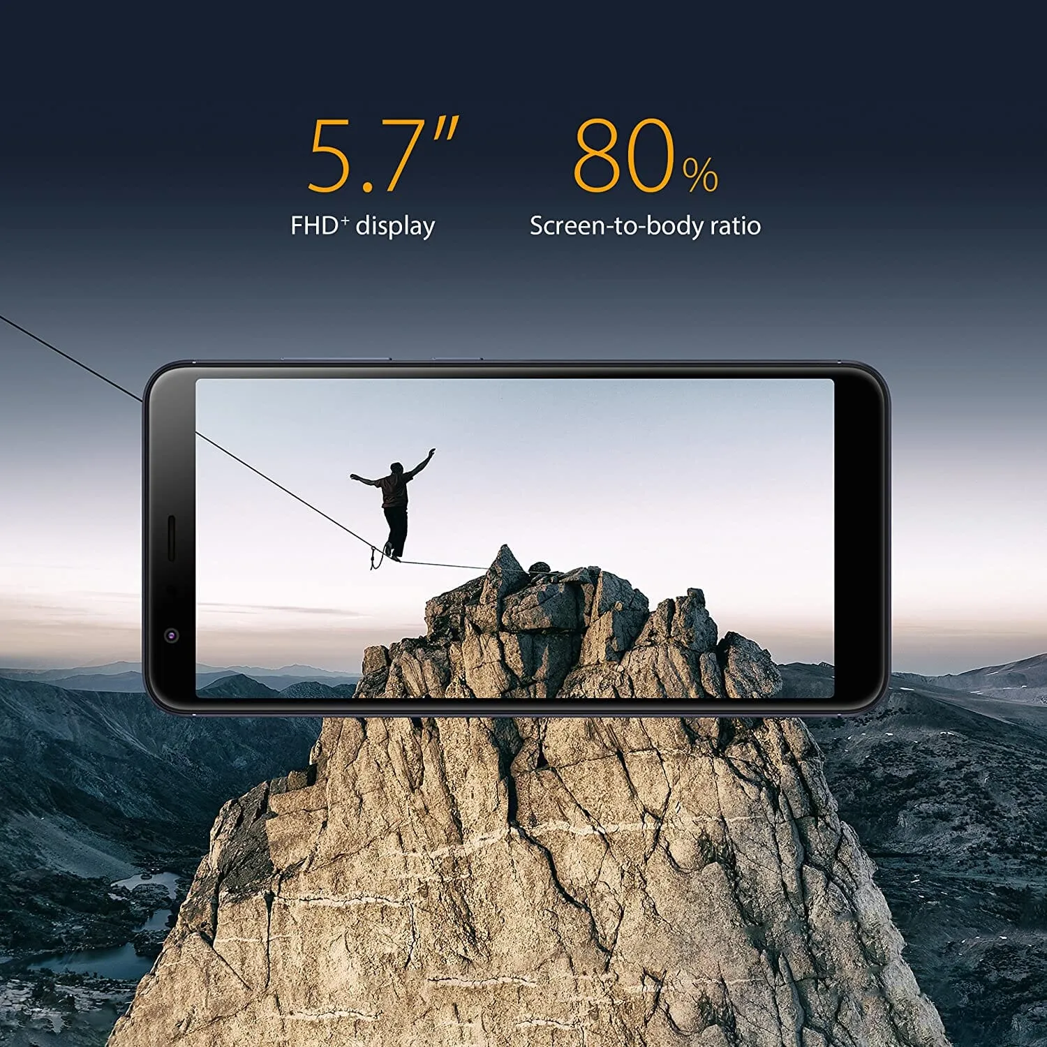 ASUS ZenFone Max Plus 5.7", Blue 32GB Storage (Refurbished)