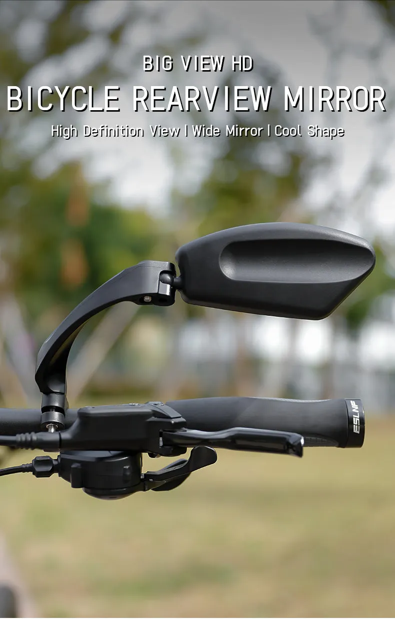 Bike Mirrors Clear Wide Range