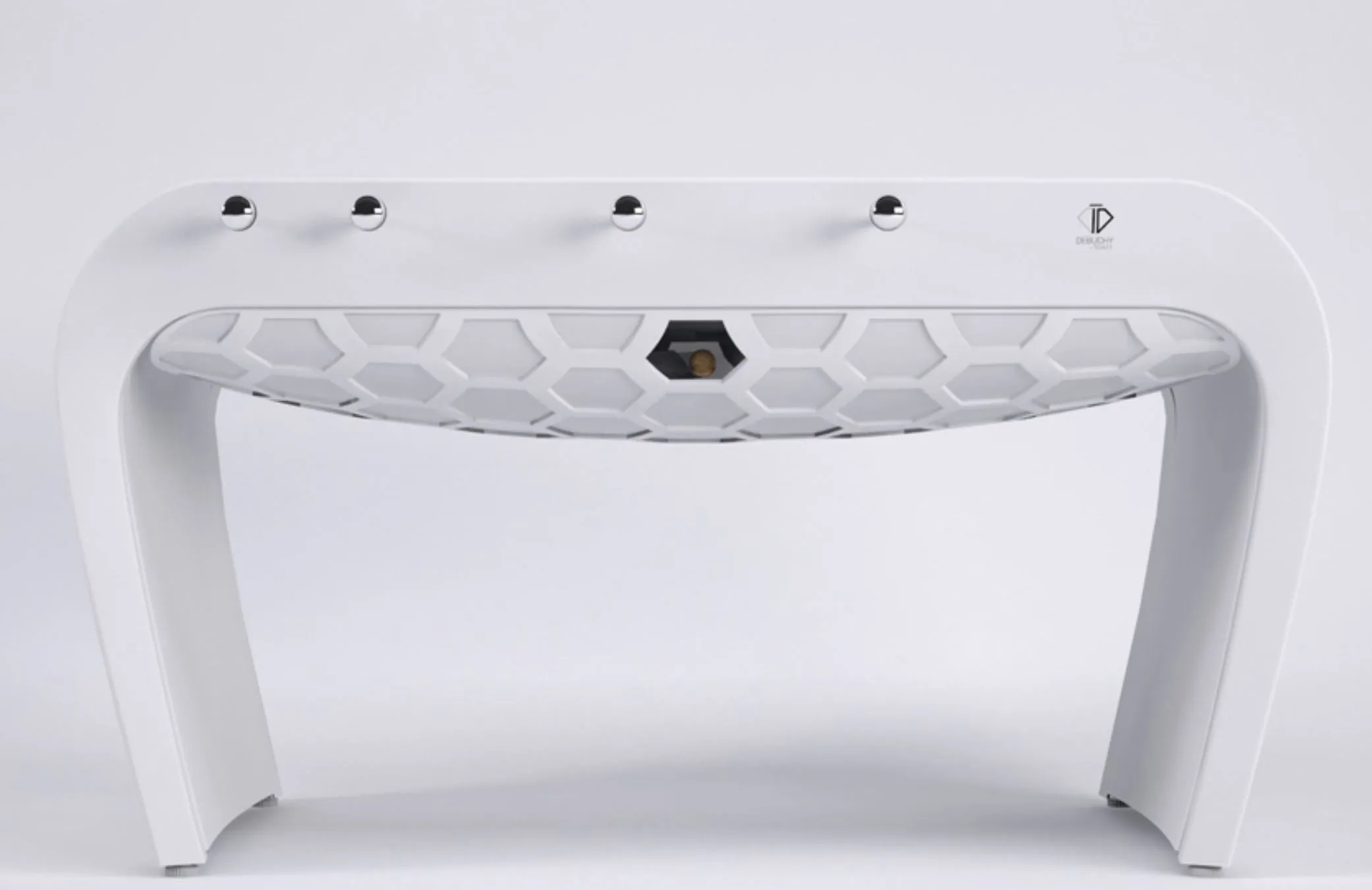 Blackball Contemporary White Design Football Table