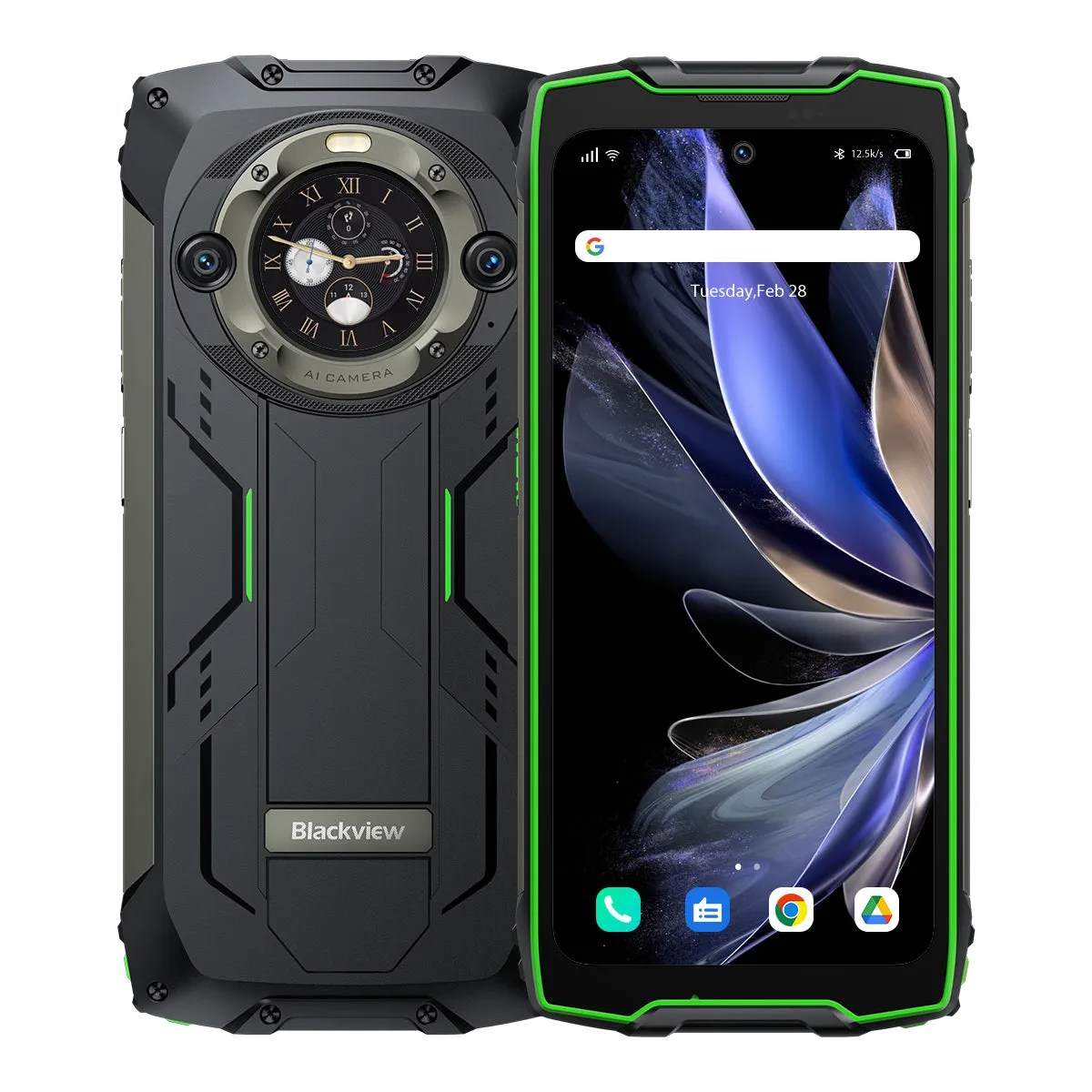 Blackview BV9300 Pro 8/12GB 256GB 6.7-Inch Main & 1.3-inch Round Secondary Display Built-in 100LM Flashlight 15080mAh 4G Rugged Smartphone