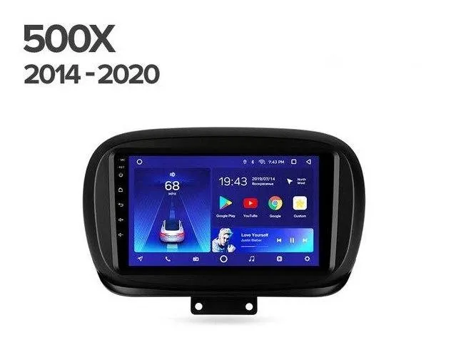 Car Dealz 10.2" Android 10.0 Fiat 500X 2014 - 2020 In Dash Plus OEM Fascia