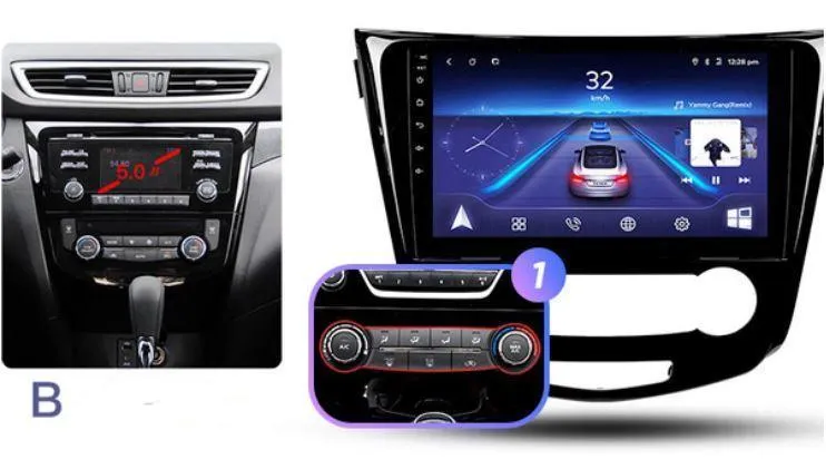 Car Dealz 10.2" Android 10.0 For Nissan X-Trail 2013-2018 In Dash Plus OEM Fascia
