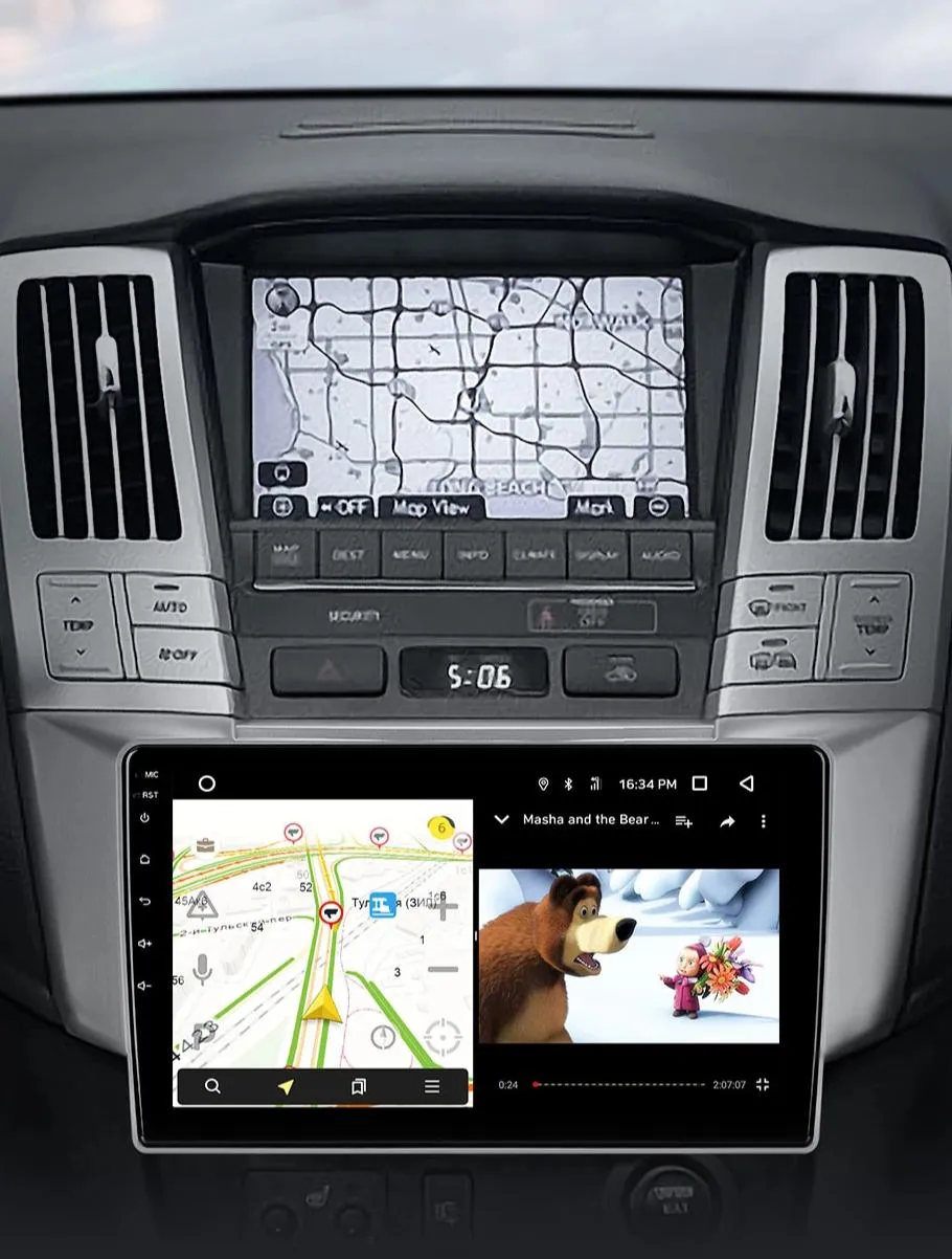Car Dealz 10.2" Android 10.0 Lexus RX300/330/350/400H Toyota Harrier 2003-2009 with CAM In Dash Plus OEM Fascia