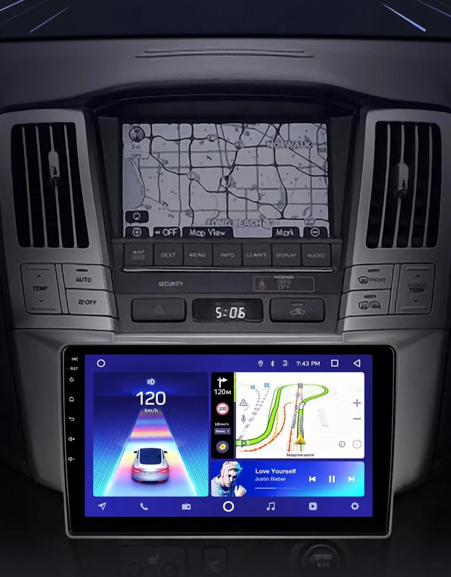 Car Dealz 10.2" Android 10.0 Lexus RX300/330/350/400H Toyota Harrier 2003-2009 with CAM In Dash Plus OEM Fascia